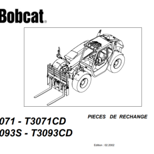 Bobcat T3071 – T3071CD, T3093S-T3093CD Parts Manual