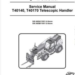 Bobcat T40140, T40170 Telescopic Handler Service Repair Manual