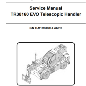 Bobcat TR38160 EVO Telescopic Handler Service Repair Manual