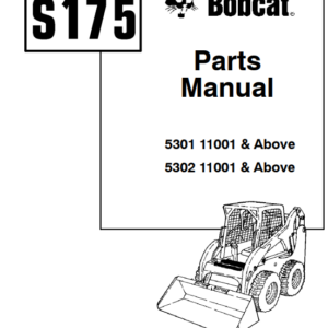 Bobcat S175 Skidsteer Parts Manual