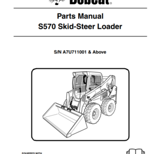 Bobcat S570 Skidsteer Parts Manual