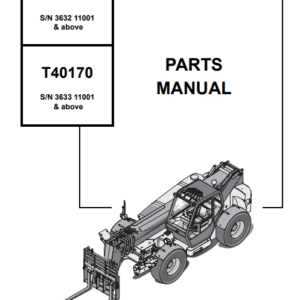 Bobcat T40140 , T40170 Telehandler Parts Manual