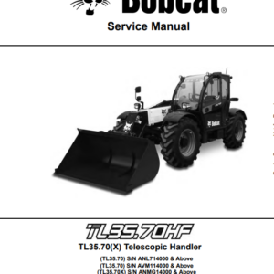 Bobcat TL35.70(X) Telescopic Handler Service Repair Manual