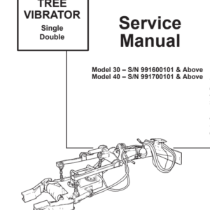 Bobcat Tree Vibrator Service Repair Manual