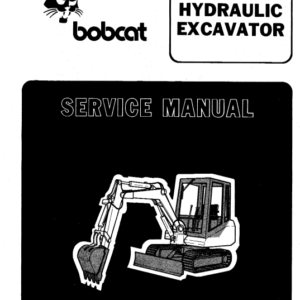 Bobcat 130 Excavator Service Repair Manual
