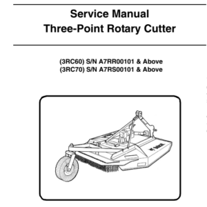 Bobcat Three Point Rotary Cutter Service Repair Manual