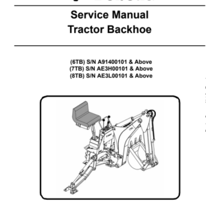 Bobcat Tractor Backhoe Service Repair Manual