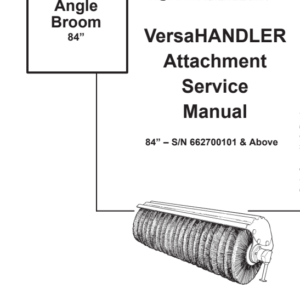 Bobcat Angle Broom 84 Inch Service Repair Manual