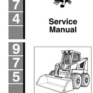 Bobcat 974, 975 SkidSteer Loader Service Repair Manual