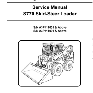 Bobcat S770 Skid-Steer Loader Service Repair Manual