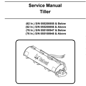 Bobcat Tilt-Tatch Service Repair Manual