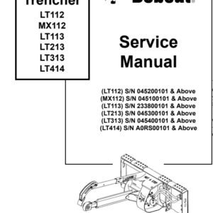 Bobcat Trencher Chain Pattern Manual