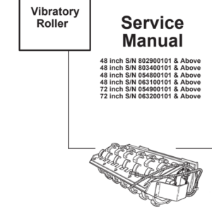 Bobcat Vibratory Roller Service Repair Manual