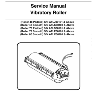 Bobcat Vibratory Roller Service Repair Manual